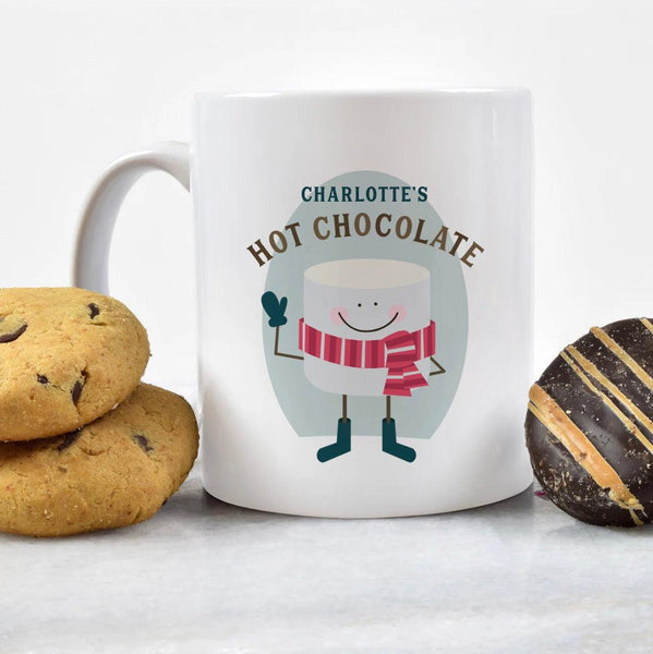 Personalized Kids Hot Chocolate Christmas Mug -