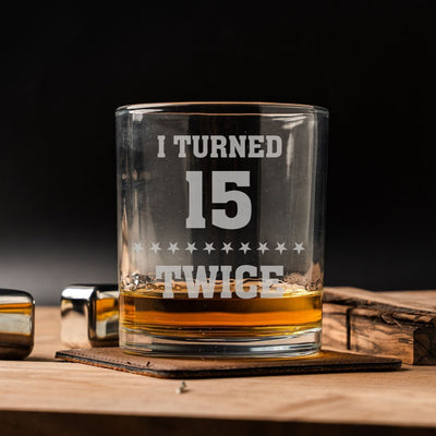Custom Awesome Since Birthday Lowball Glasses -