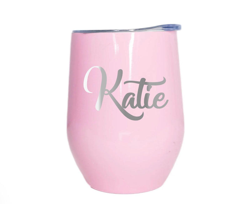 Personalized Wine Tumbler 12 oz -