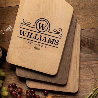 Personalized Large Handled Cutting Boards -