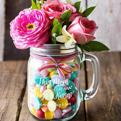Personalized Mason Jar Vases for Mom -  - Qualtry