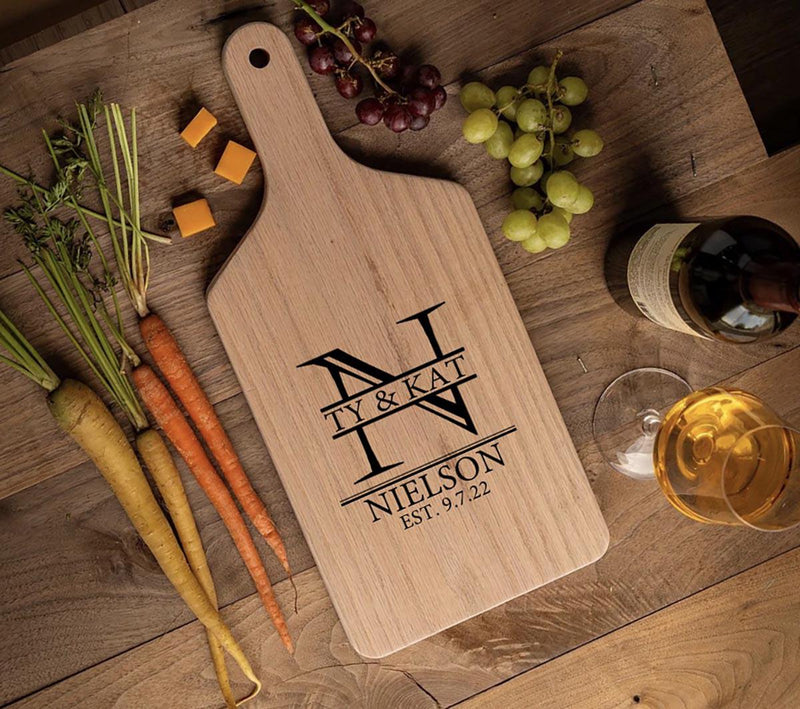 Personalized Large Handled Cutting Boards -