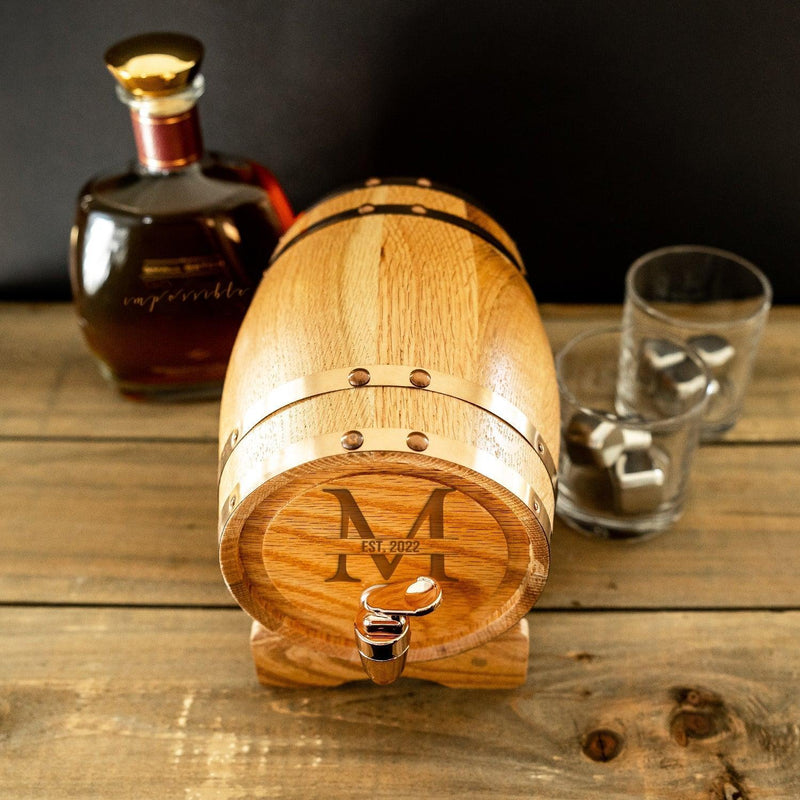 Personalized 1 Liter Oak Barrel -