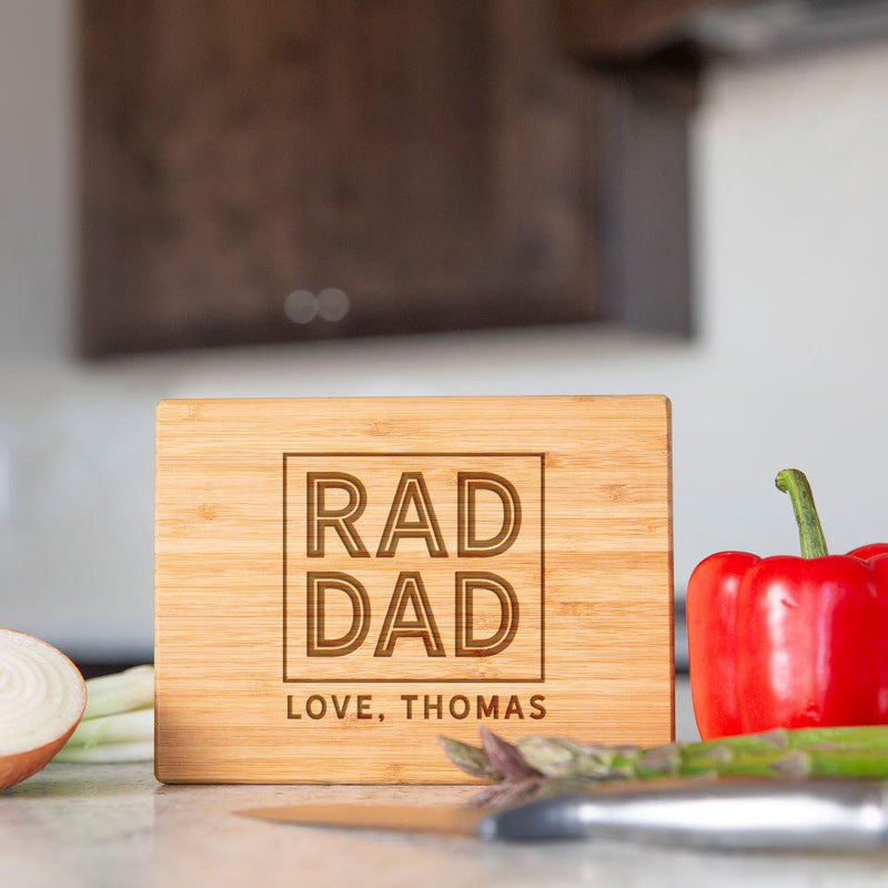 Personalized Bamboo Cutting Boards for Dad - 11x17 - - Completeful