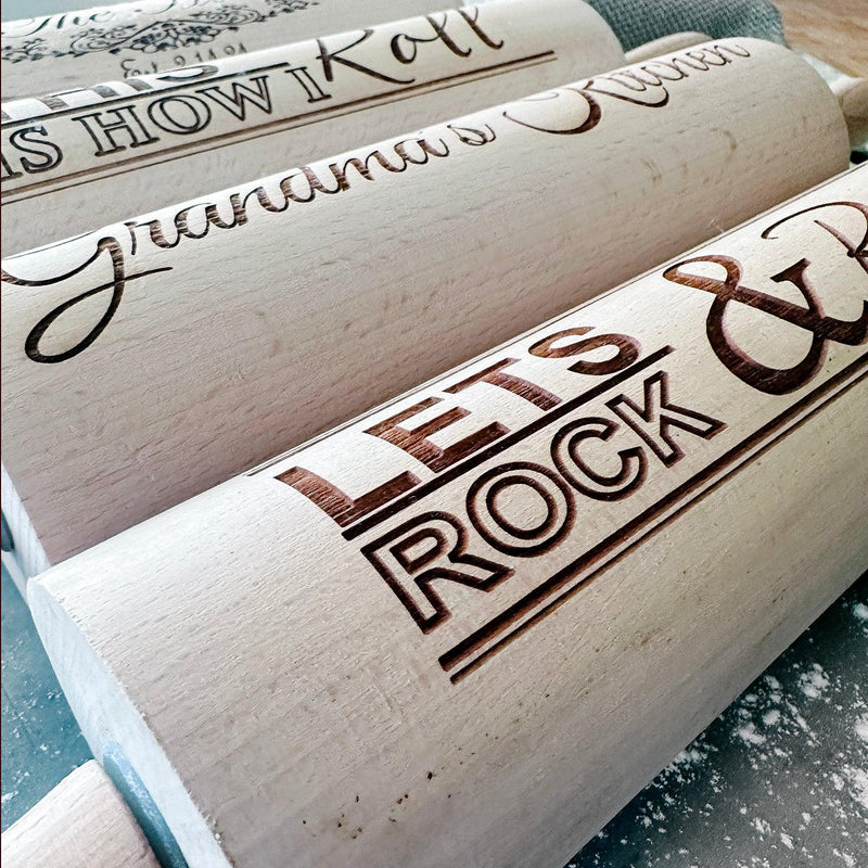 Personalized Rolling Pins - 5 Designs -  - Qualtry