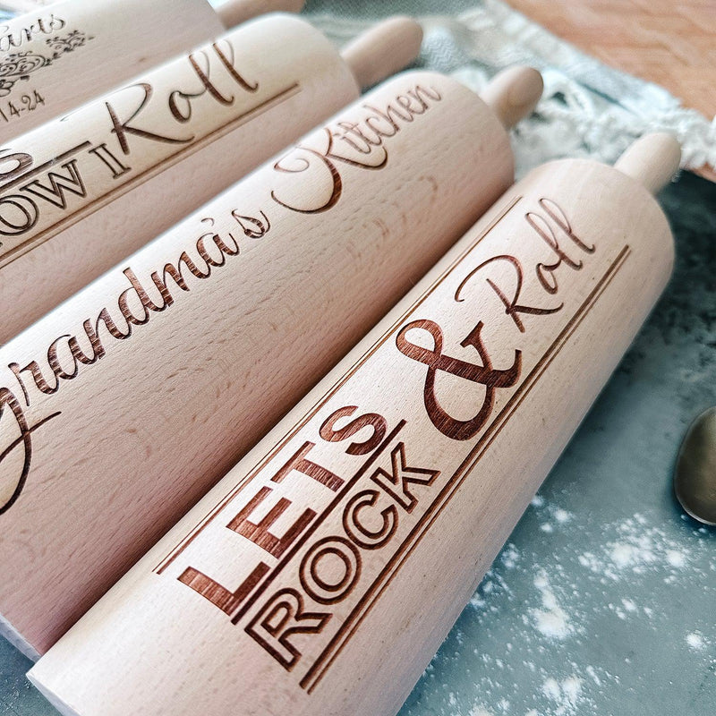 Personalized Rolling Pins - 5 Designs -  - Qualtry