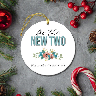 Personalized New Two Christmas Ornament -