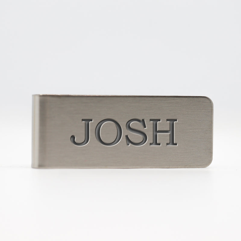 Personalized Metal Money Clip -  - Completeful