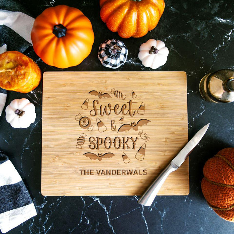 Personalized Halloween Bamboo Cutting Boards 11 x 13 -  - Qualtry
