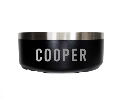 Personalized Stainless Steel Pet Feeding Bowl -