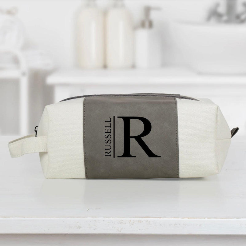 Personalized Vegan Leather Toiletry Bags -