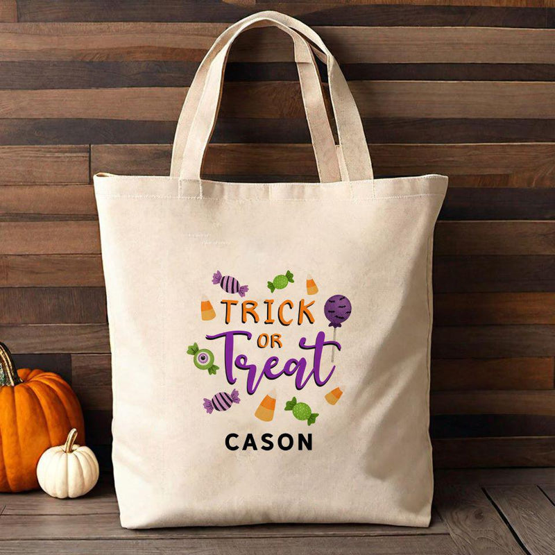Personalized Kids Halloween Tote Bags -  - Qualtry