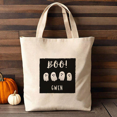 Personalized Kids Halloween Tote Bags -  - Qualtry