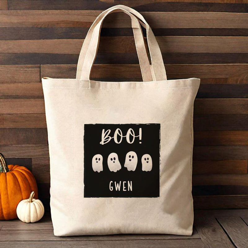 Personalized Kids Halloween Tote Bags -  - Qualtry
