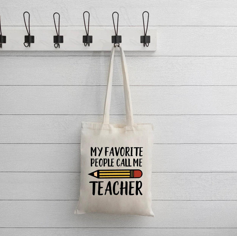 Personalized Teacher Tote Bags -
