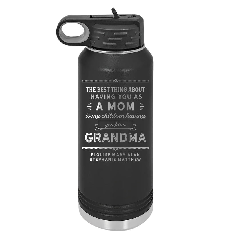 Personalized Water Bottles 32oz - Mother&