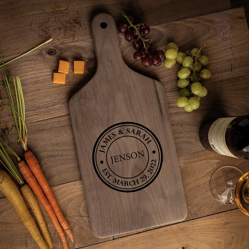Personalized Large Handled Cutting Boards -