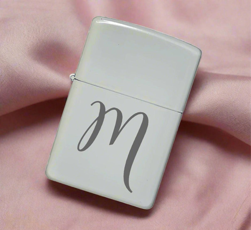 Personalized White Lighter -