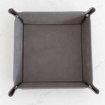 Personalized Gray Snap Up Tray -