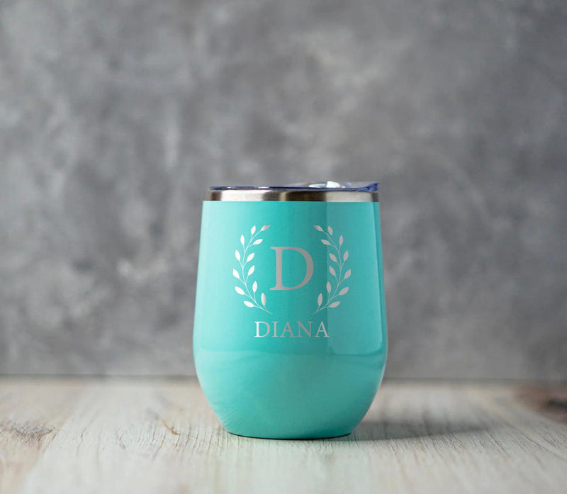 Personalized Wine Tumbler 12 oz -