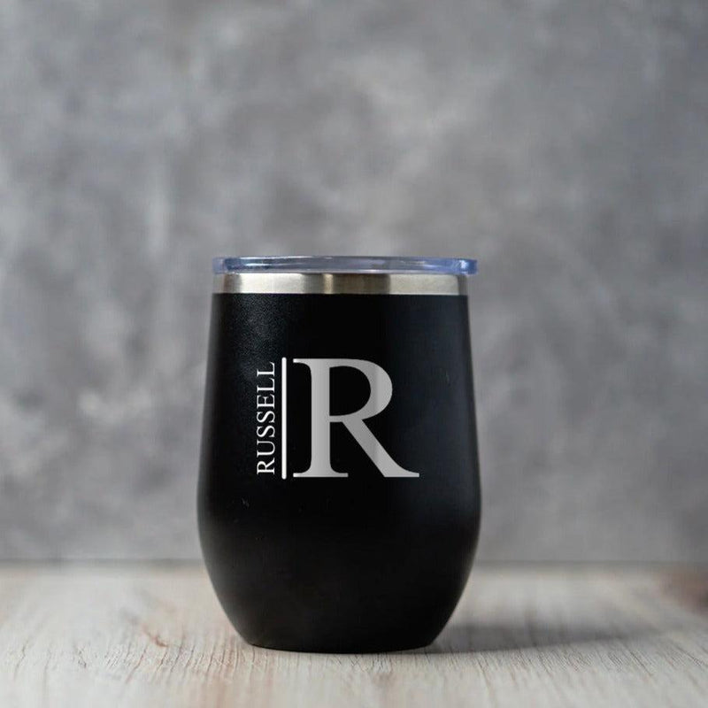 Personalized Wine Tumbler 12 oz -