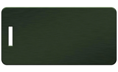 Personalized Aluminum Luggage Tags with Optional Leather Casing - Forest / Landscape