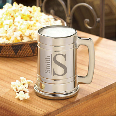 Personalized Gunmetal Beer Mugs - 16 oz. -  - JDS