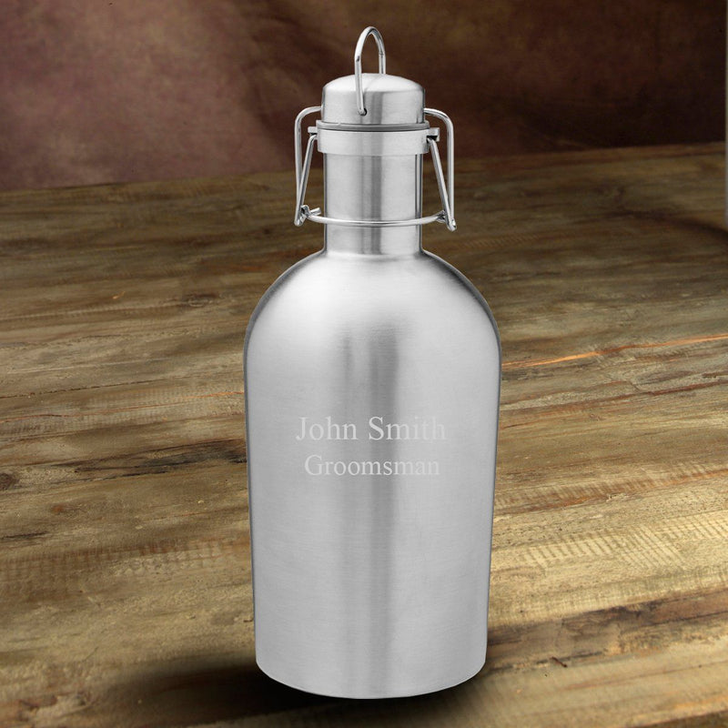 Personalized Insulated Stainless Steel Beer Growler -  - JDS
