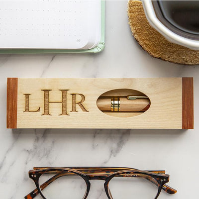 Personalized Cut-Out Top Wood Pen Set -  - JDS