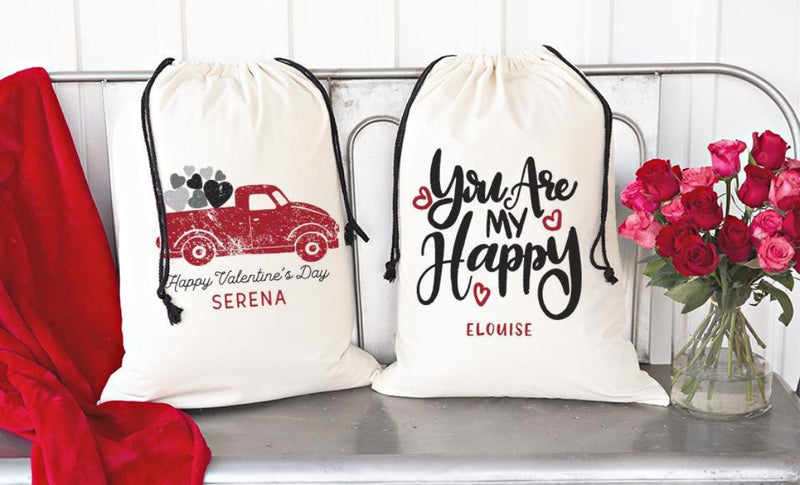 Personalized Valentine’s Day Jumbo Gift Bags -  - Qualtry
