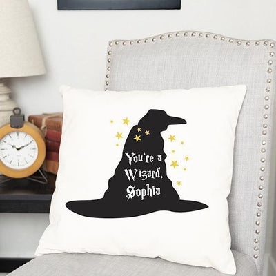 Personalized Kids Wizard Throw Pillow Covers -  - Qualtry