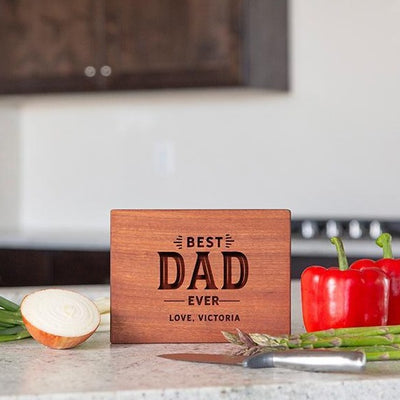 Personalized Mahogany Cutting Boards for Dad -  - Qualtry