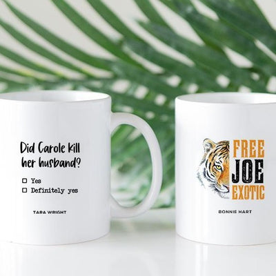 Personalized Joe Exotic Coffee Mugs -  - Qualtry