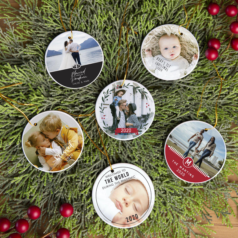 Personalized Photo Christmas Ornaments -