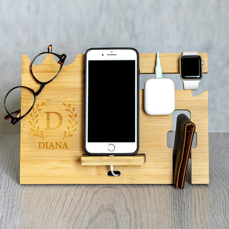 Personalized Charging Station and Desk Organizer -  - JDS