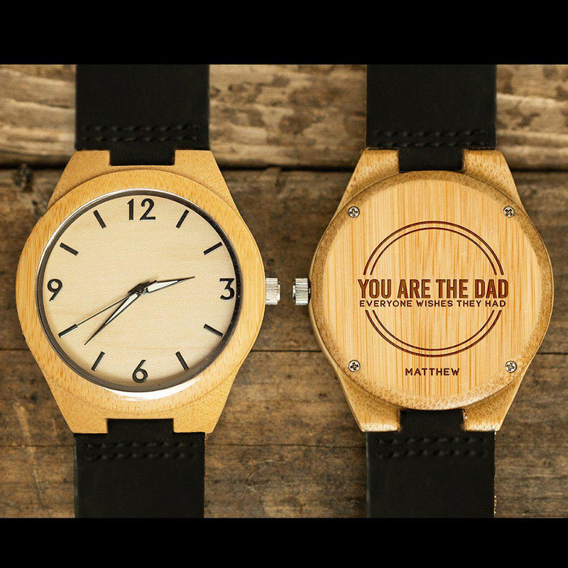 Personalized Wood Watches for Dad -  - JDS