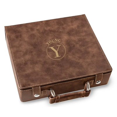 Personalized Rustic 100 Chip Poker Set -