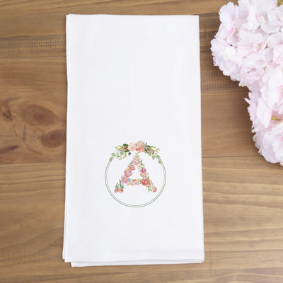 Personalized Floral Tea Towels for Mom -  - JDS