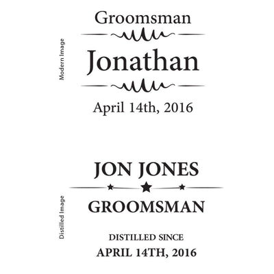 Personalized Groomsman Grand Pilsner 20oz -  - Lazerworx