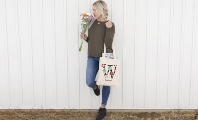 Monogrammed Tote Bags -  - Qualtry