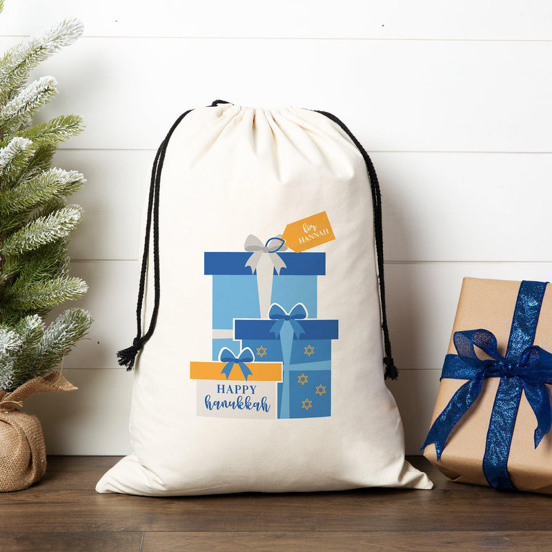 Personalized Jumbo Hanukkah Gift Bags -  - Qualtry