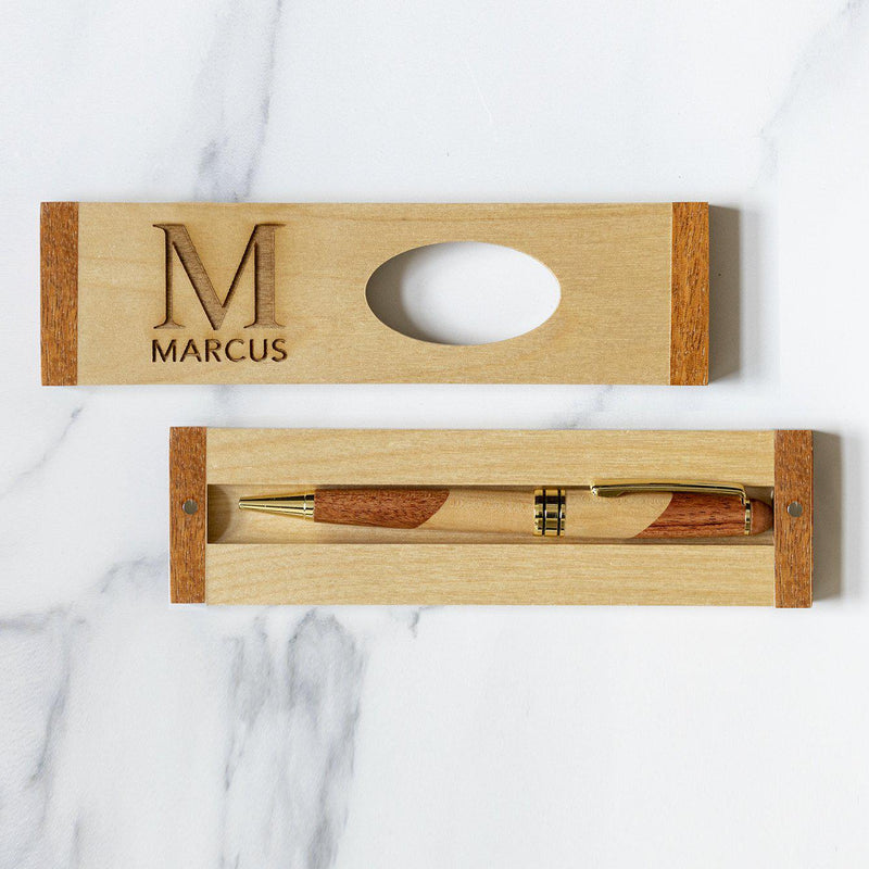 Personalized Cut-Out Top Wood Pen Set -  - JDS
