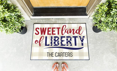 Personalized Patriotic Doormats -  - Qualtry