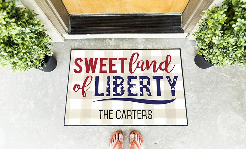 Personalized Patriotic Doormats -  - Qualtry