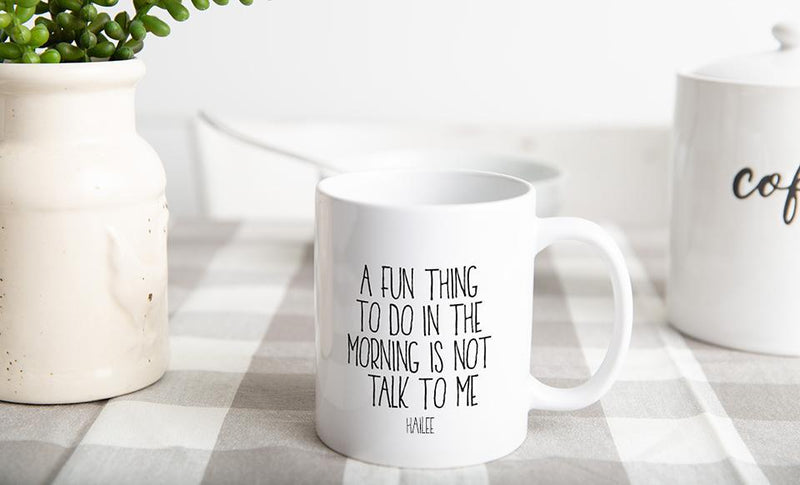 Personalized Sarcastic Mornings Mug Collection -  - Qualtry