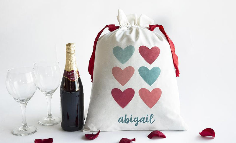 Personalized Love Themed Large Gift Bags -  - Qualtry