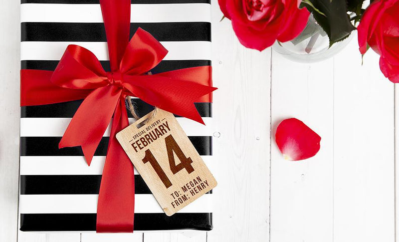 Personalized Wooden Valentine’s Gift Tags -  - Qualtry
