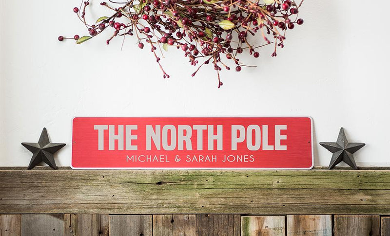 Personalized Holiday Aluminum Street Signs -  - Qualtry