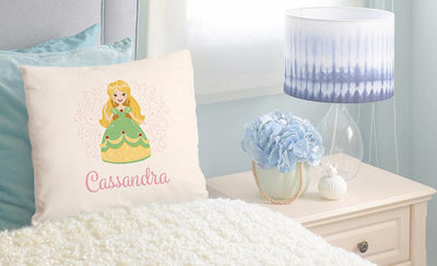Personalized Princess Throw Pillow Covers -  - Qualtry