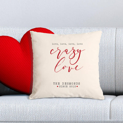 Personalized Loads of Love Throw Pillow Covers -  - Qualtry